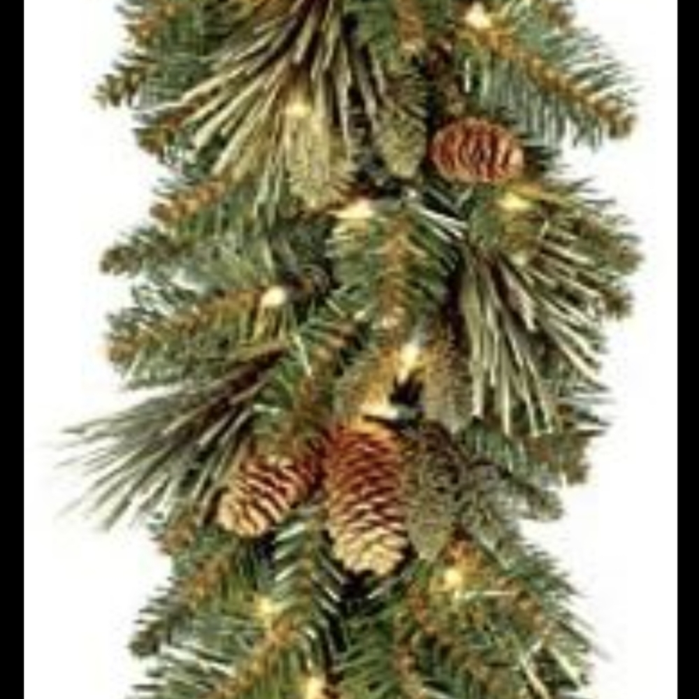 6Ft. Bethlehem Lights Garland. 40 LED Lights. Battery Operated/ Timer.